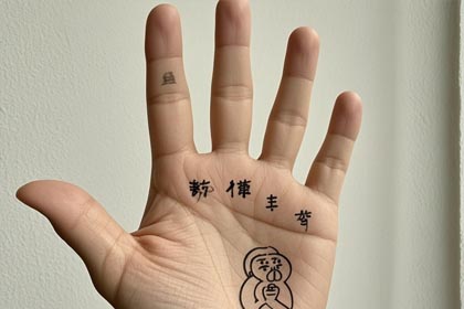 手掌丘,手掌纹,感情线,智慧线,生命线,事业线,财运线,婚姻线,手相图解