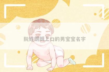 阮姓朗朗上口的男宝宝名字