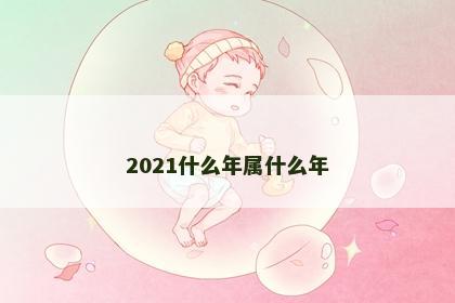 2021什么年属什么年