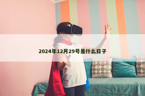 2024年12月29号是什么日子